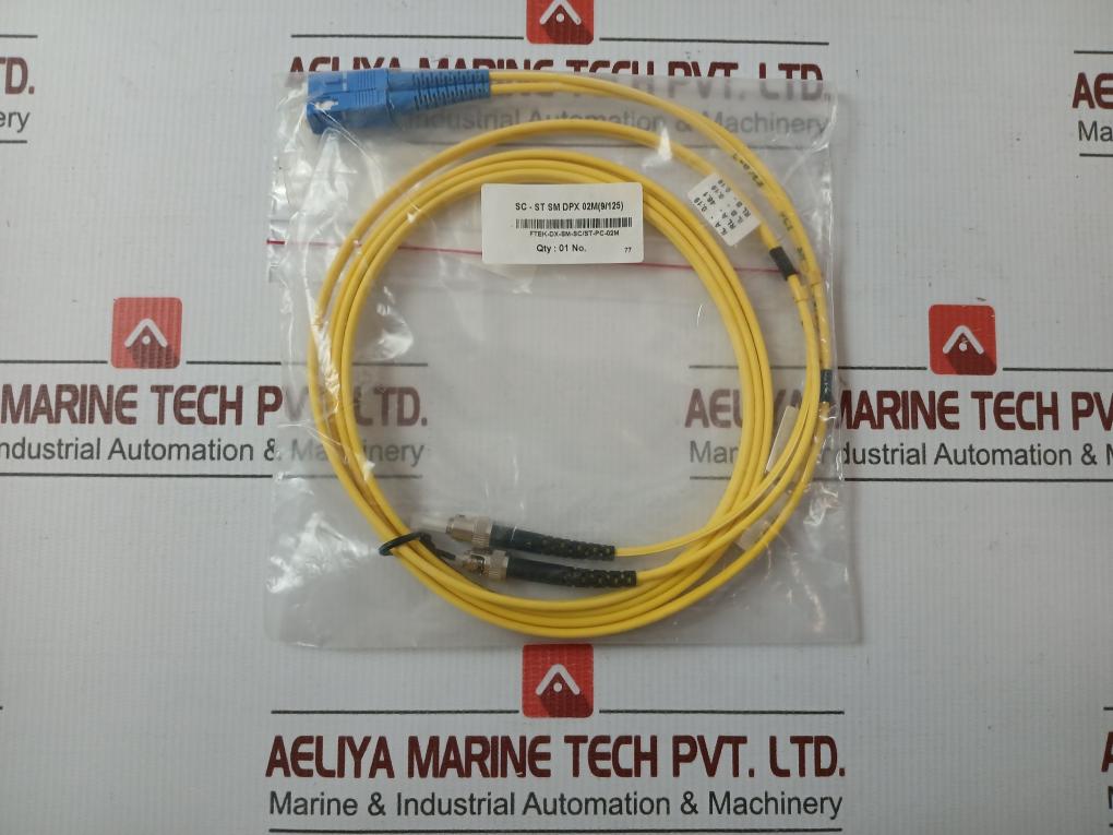 Fibre Optic Patch Cable Set Ftek-dx-sm-sc/St-pc-02M 280 Gm