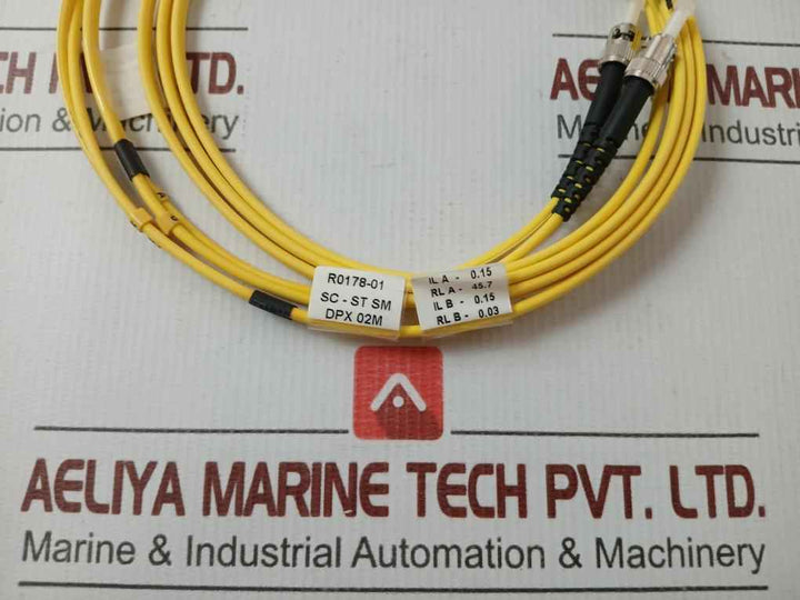 Fibre Optic Patch Cable Set Ftek-dx-sm-sc/St-pc-02M 280 Gm