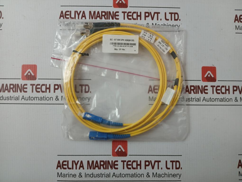 Fibre Optic Patch Cable Set Ftek-dx-sm-sc/St-pc-02M 280 Gm