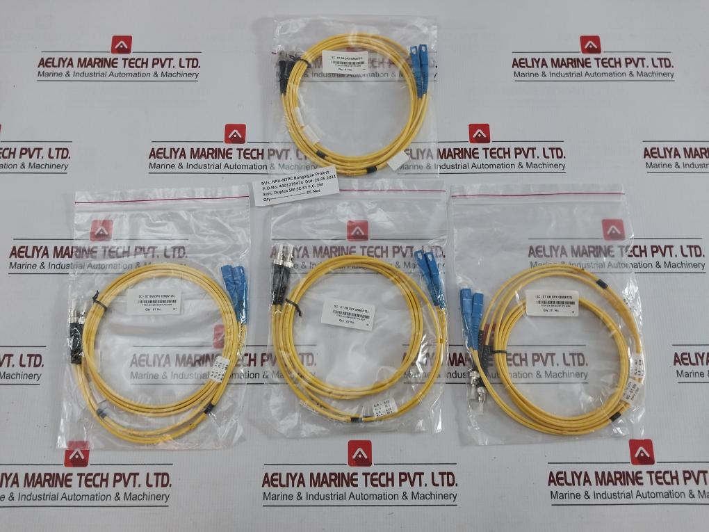 Fibre Optic Patch Cable Set Sc-st Sm Dpx 02M (9/125) Ftek-dx-sm-sc/St-pc-02M