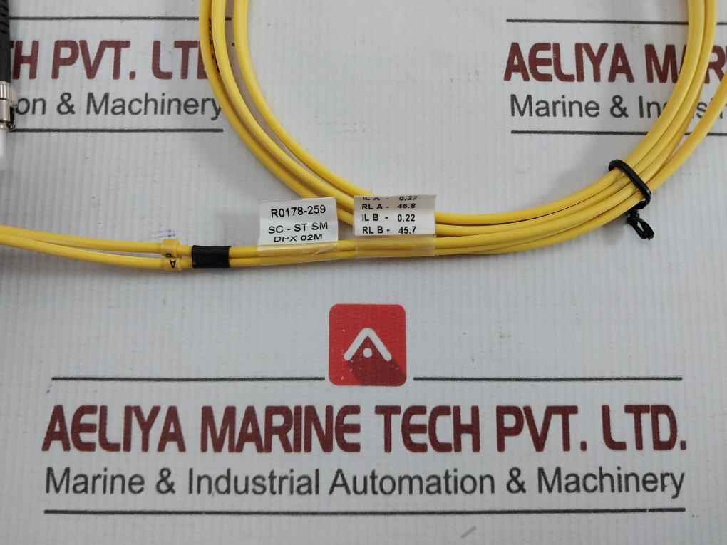 Fibre Optic Patch Cable Set Sc-st Sm Dpx 02M (9/125) Ftek-dx-sm-sc/St-pc-02M