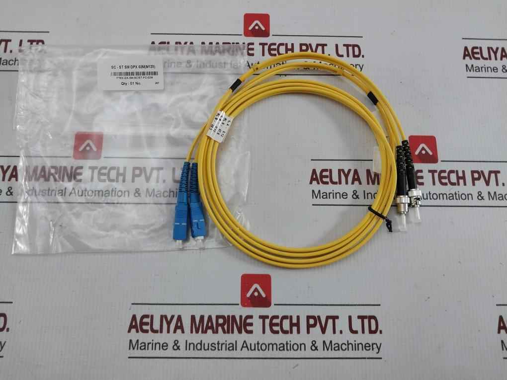 Fibre Optic Patch Cable Set Sc-st Sm Dpx 02M (9/125) Ftek-dx-sm-sc/St-pc-02M