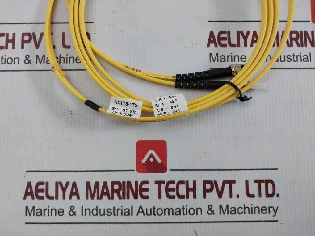 Fibre Optic Patch Cable Set Sc-st Sm Dpx 02M (9/125) Ftek-dx-sm-sc/St-pc-02M