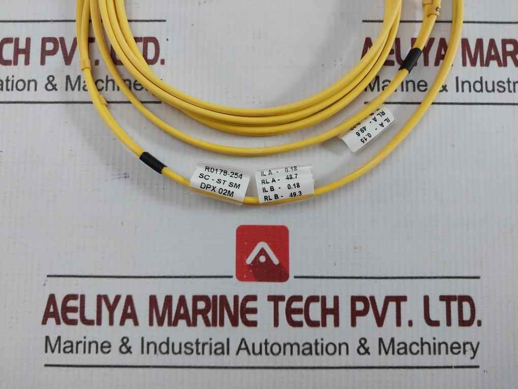 Fibre Optic Patch Cable Set Sc-st Sm Dpx 02M (9/125) Ftek-dx-sm-sc/St-pc-02M