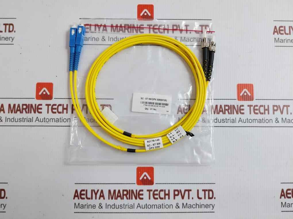 Fibre Optic Patch Cord Set Ftek-dx-sm-sc/St-pc-02M