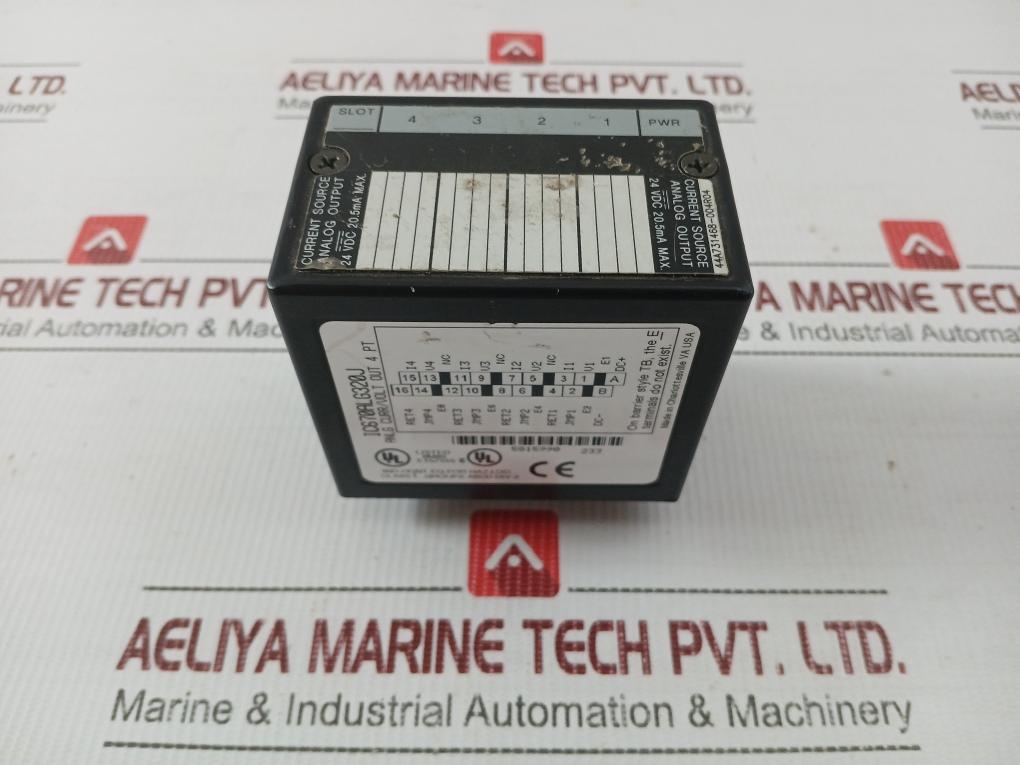Field-Control-Analog-Output-Module-24vdc-By-Ge-Fanuc-Ic670alg320j-6
