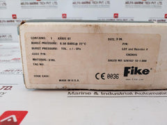 Fike Axius Bt Rupture Disc 3" 316L 6.50 Barg 22°C