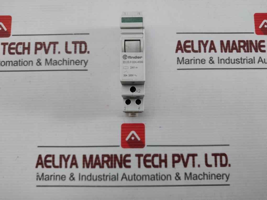 Finder 22.23.9.024.4000 Modular Monostable Relay 20A 250V