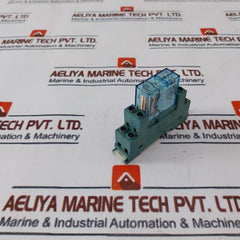 Finder 40.52 Miniature Relay With Socket 95.65 24vdc 8a 250v/5a 250v
