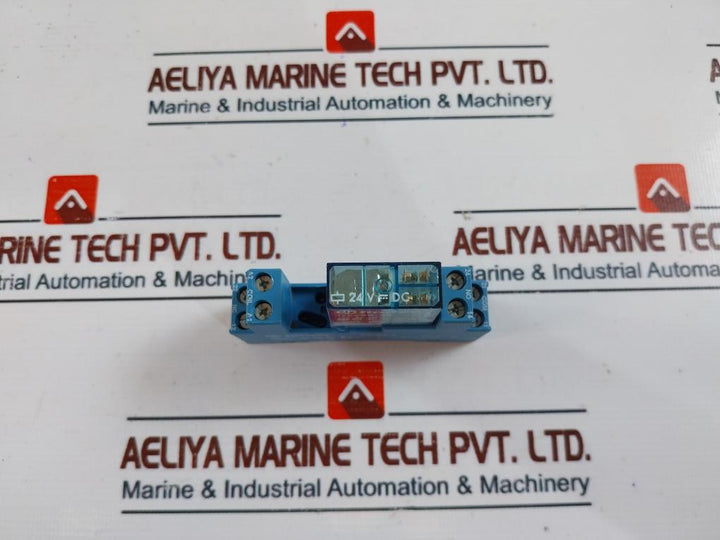Finder 40.52 Relay With Blue Double Pole Base 5A 250V