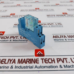 Finder 40.52 Relay With Blue Double Pole Base 5A 250V