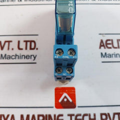 Finder 40.52 Relay With Blue Double Pole Base 5A 250V
