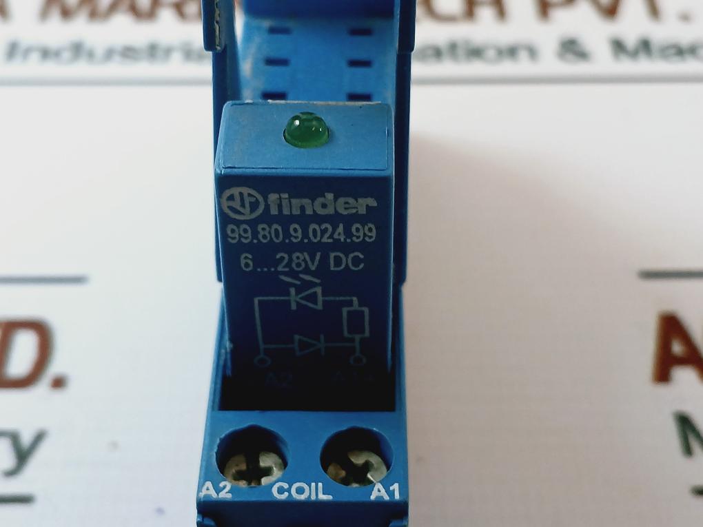 Finder 40.52S Relay W/ 95.95.3 Socket 8A 250V