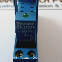 Finder 40.52S Relay W/ 95.95.3 Socket 8A 250V