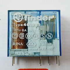 Finder 40.52S Relay W/ 95.95.3 Socket 8A 250V