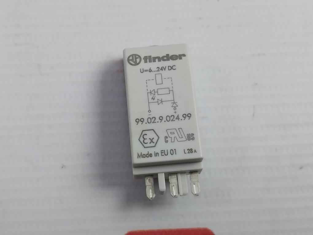 Finder 46.61.9.024.0040 Relay Socket 10A 300V 70°C