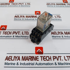 Finder 55.04 Relay With Base 5A-250V 24V-dc
