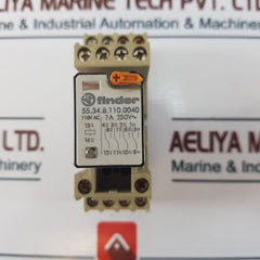 Finder 55.34.8.110.0040 Power Relay With Pyf 14-esn Socket 110V Ac