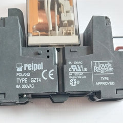 Finder 55.34.8.110.0040 Relay With Socket Gzt4 110Vac 7A 250V
