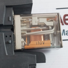 Finder 55.34.8.110.0040 Relay With Socket Gzt4 110Vac 7A 250V