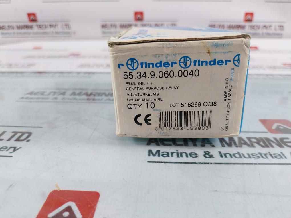 Finder 55.34.9.060.0040 General Purpose Relay -5A 250V~