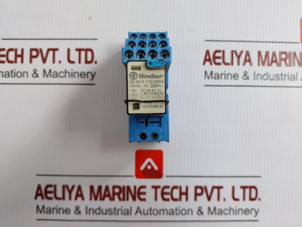 Finder 55.34.9.110.0094 Interface Relay Module 110 V Dc Assembly 94.04