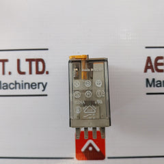 Finder 55.34 Relay With 94.74.10 Base, 3Tx7 402-2C Aux Contact