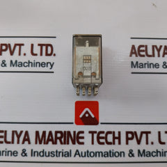 Finder 55.34 Relay With 94.74.10 Base, 3Tx7 402-2C Aux Contact