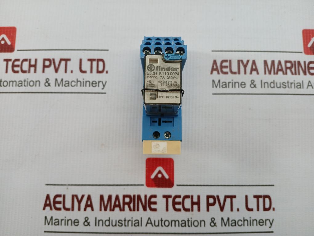 Finder 55 Series Relay Socket 110V Dc 55.34.9.110.0094