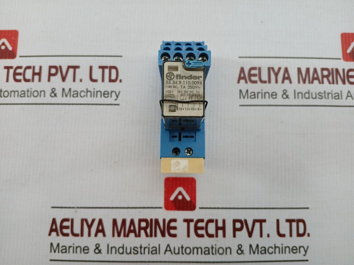 Finder 55 Series Relay Socket 110V Dc 55.34.9.110.0094