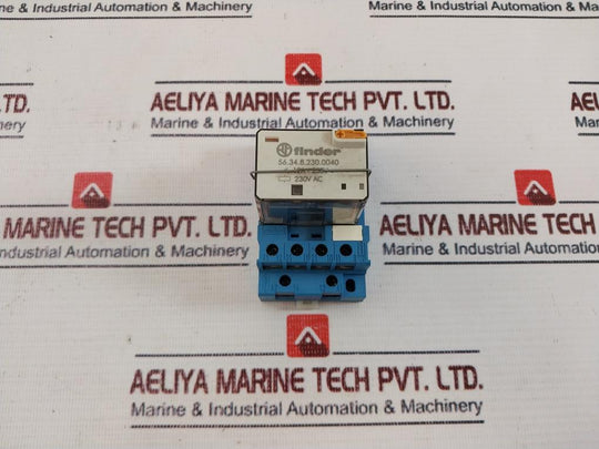 Finder 56.34.8.230.0040 Electromagnetic Relay With 96.74 Socket