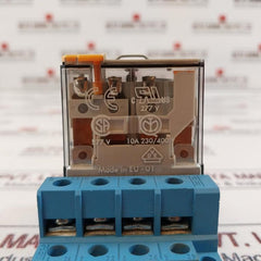 Finder 56.34.8.230.0040 Electromagnetic Relay With 96.74 Socket