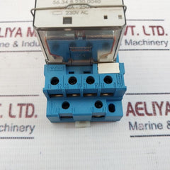 Finder 56.34.8.230.0040 Electromagnetic Relay With 96.74 Socket