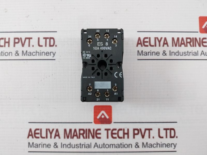 Finder 60.12.9.024.0040 General Purpose Relay With 90 Series Socket 24V Dc