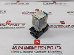 Finder 60.12.9.024.0040 General Purpose Relay With 90 Series Socket 24V Dc