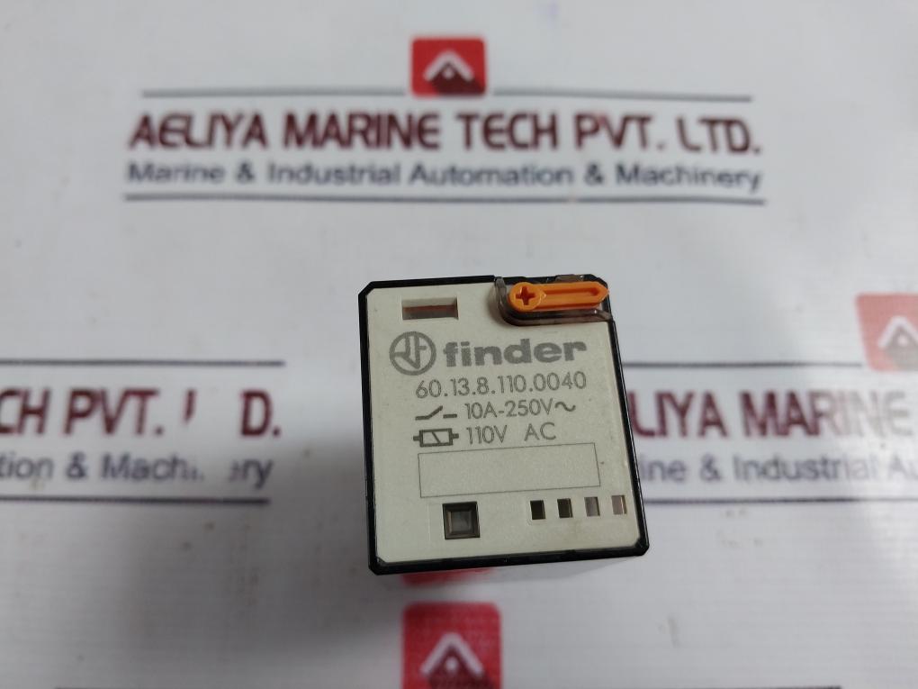 Finder 60.13.8.110.0040 Plug In Power Relay 110V Ac Coil