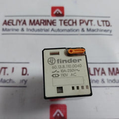 Finder 60.13.8.110.0040 Plug In Power Relay 110V Ac Coil