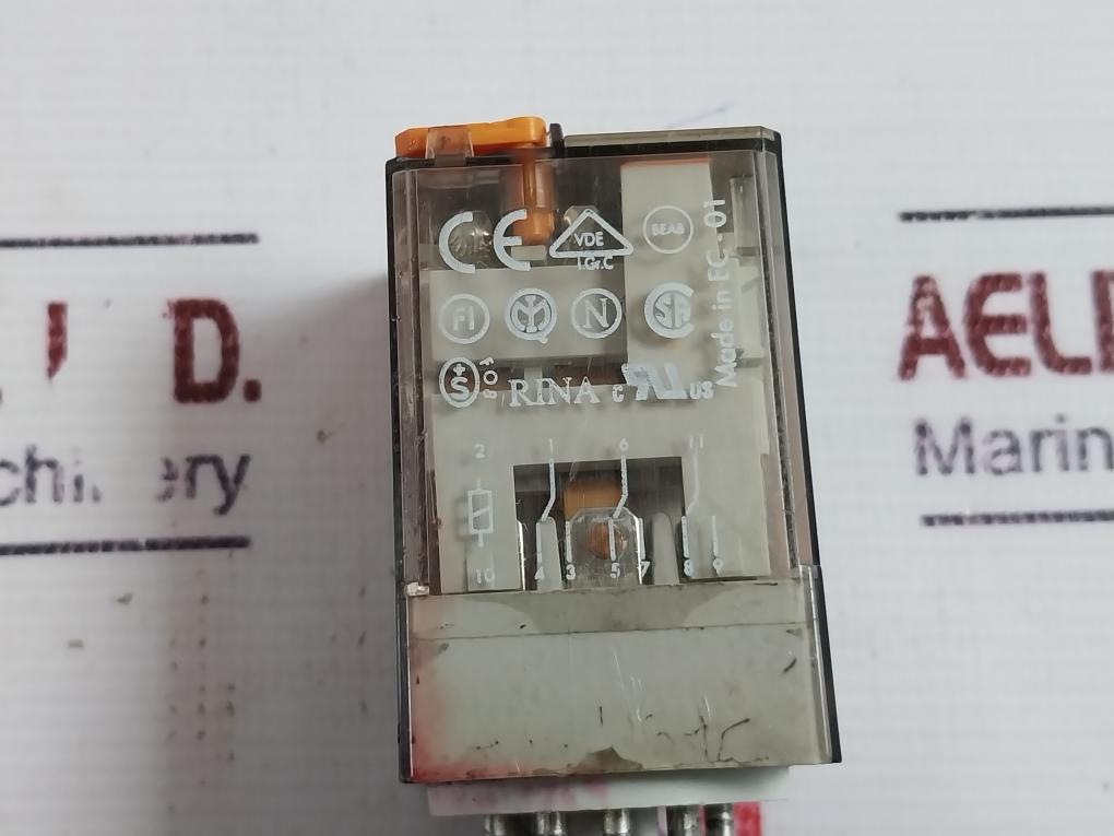 Finder 60.13.8.110.0040 Plug In Power Relay 110V Ac Coil