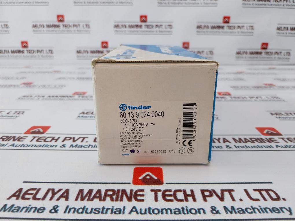 Lot To 8X Finder 60.13.9.024.0040 General Purpose Relay 3Co-3Pdt 10A-250V Ie003B