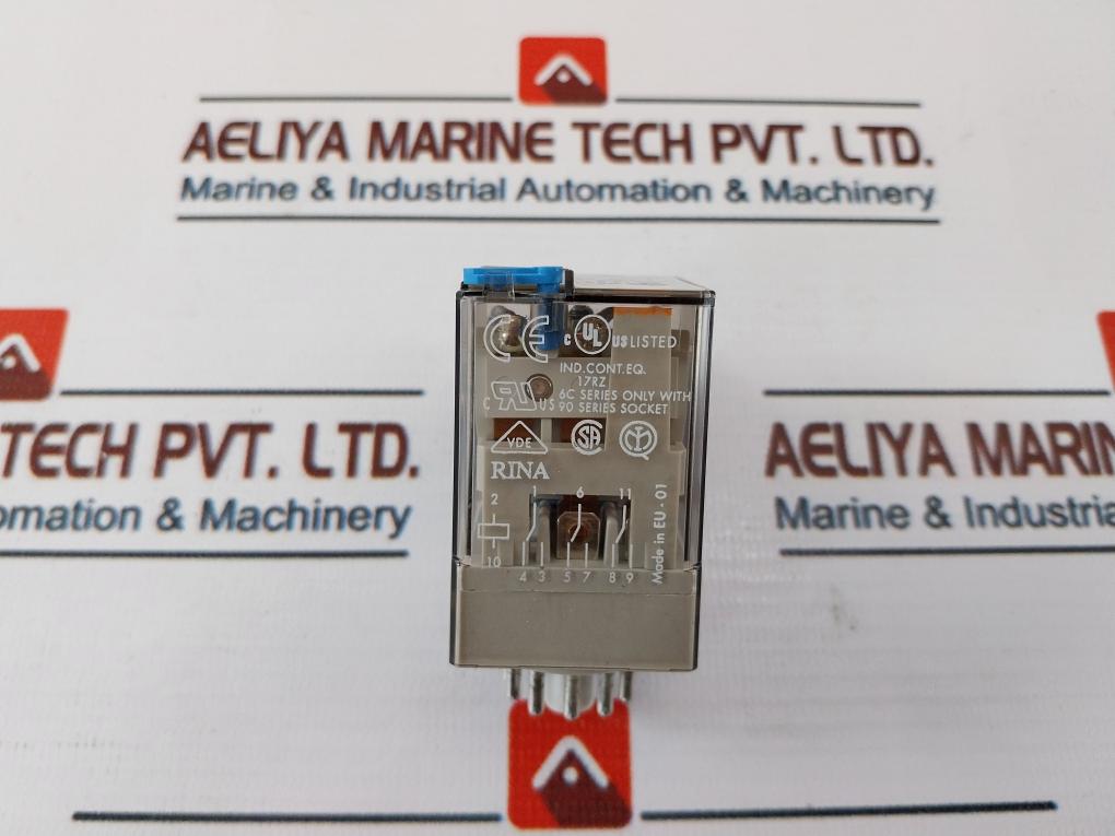 Lot To 8X Finder 60.13.9.024.0040 General Purpose Relay 3Co-3Pdt 10A-250V Ie003B