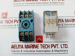 Finder 60.13.9.024.0070 Socket Power Relay 0A-250V 24Vdc 6C Series 90.49