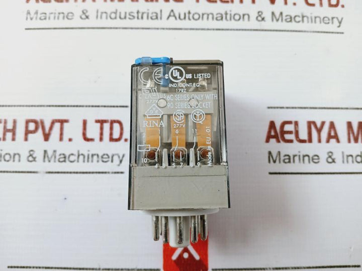Finder 60.13.9.024.0070 Socket Power Relay 0A-250V 24Vdc 6C Series 90.49