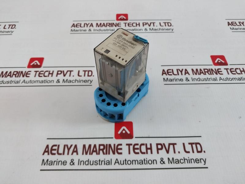 Finder 60.13.9.060.0040 General Purpose Relay With Socket 10A-250V- 90.23 277V