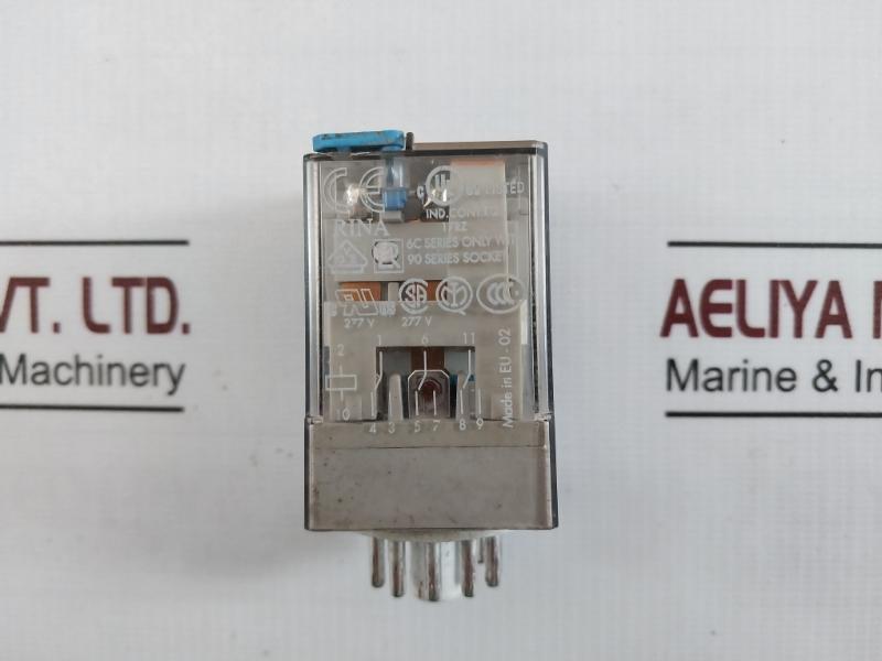 Finder 60.13.9.060.0040 General Purpose Relay With Socket 10A-250V- 90.23 277V