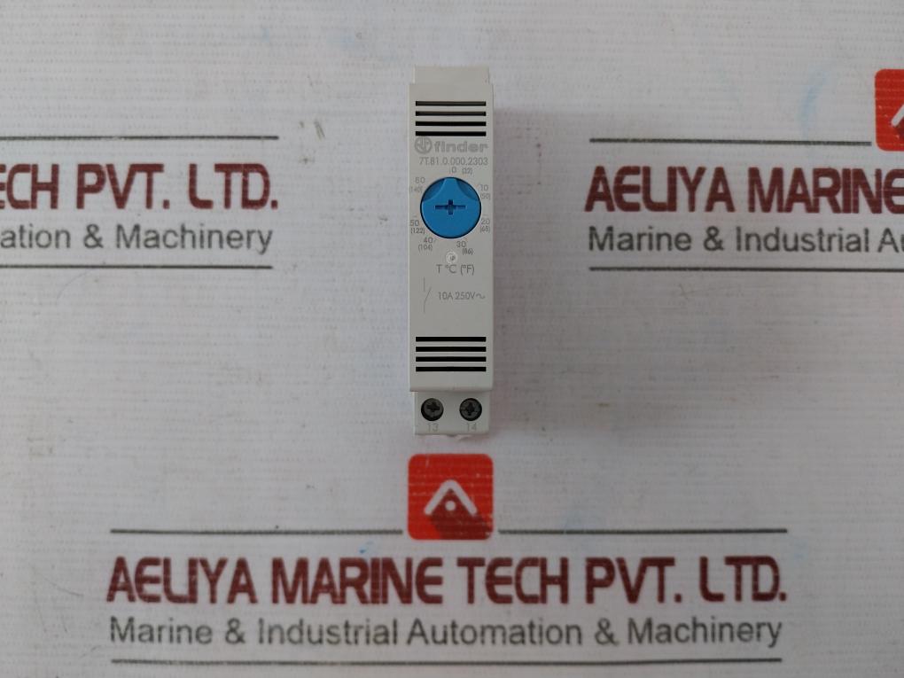 Finder 7T.81.0.000.2303 Panel Thermostat 10A 250V 8 012823 363271
