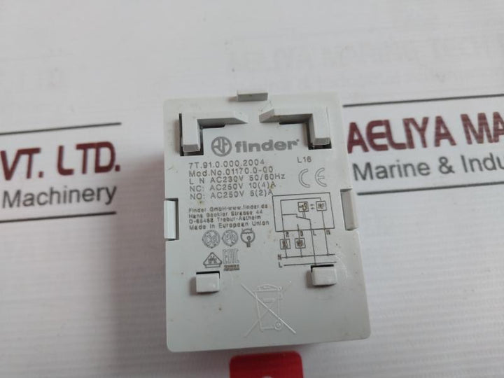 Finder 7T.91.0.000.2004 Thermostat 01170.0-00 Ac230V 50/60Hz Ac250V 10(4)A