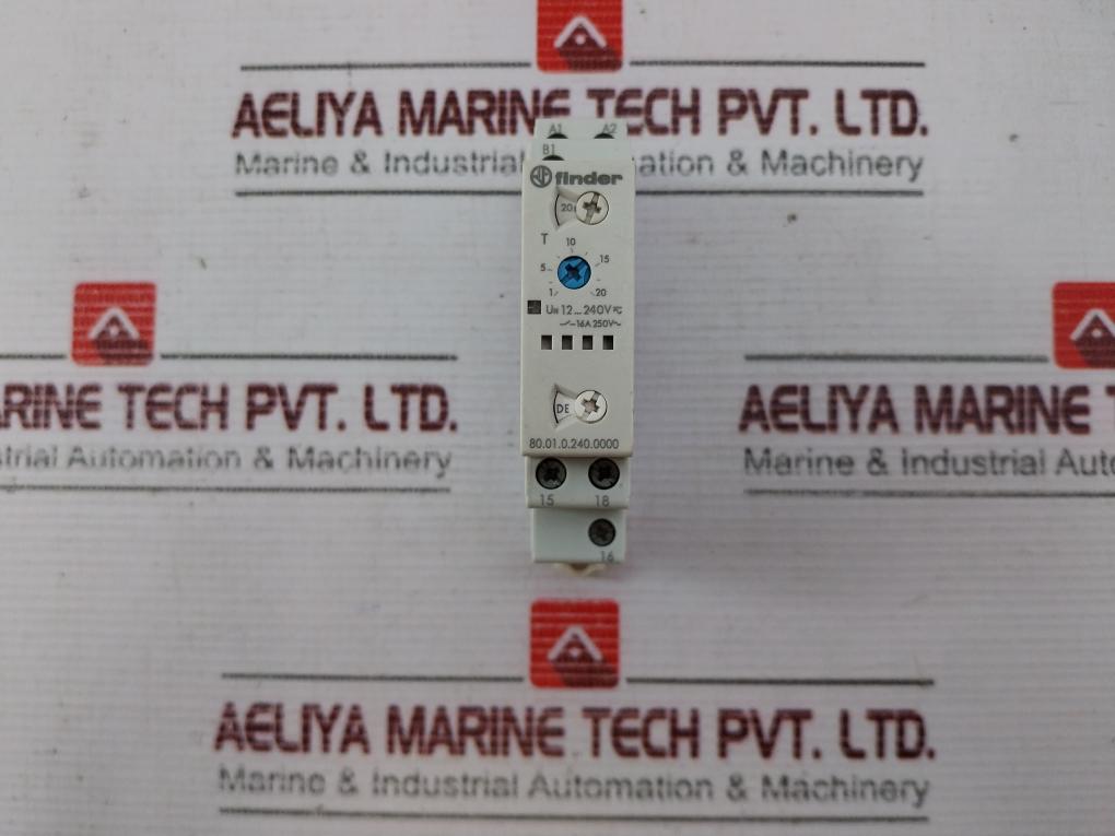 Finder 80.01.0.240.0000 Programmable Time Delay 16A 250V
