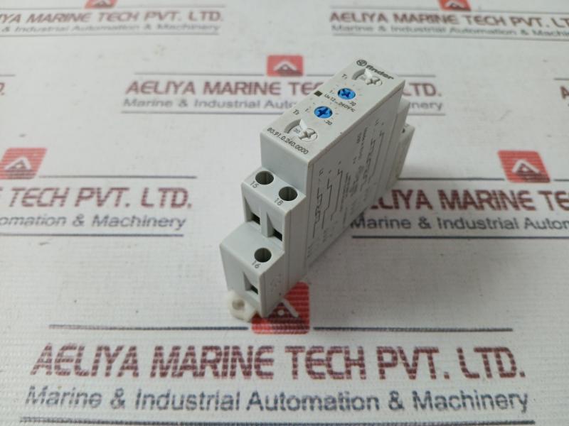 Finder 80.91.0.240.0000 Time Delay Relay 8A 250Vac 12-240V Ac/Dc 2.9Va 16A