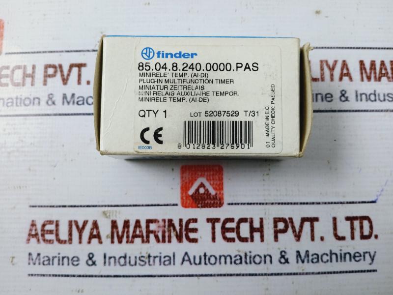 Finder 85.04.8.240 Plug-IN Multifunction Timer 0.05 s-100 h 7A 250V~