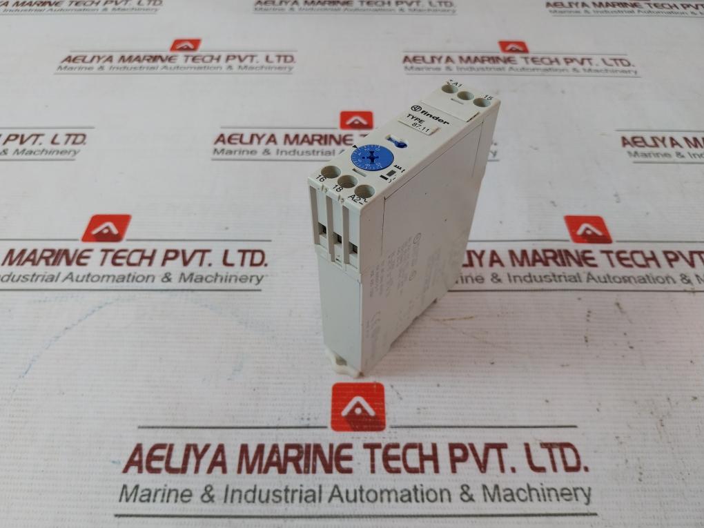Finder 87.11 Time Delay Relay Awg 20-14 8A 24-240Vac/Dc